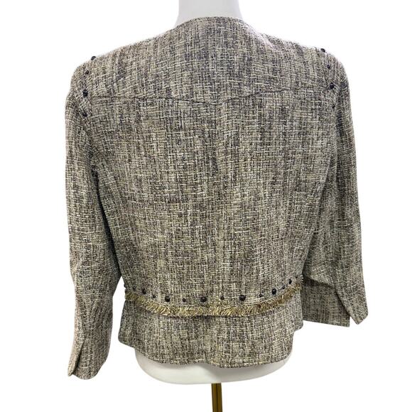 Per Se by Carlisle Tweed Blazer Size 12 - Picture 2 of 6